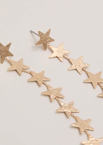 Phase Eight Gold Star Drop Jewellery Gold Canada | PKTRBS-840